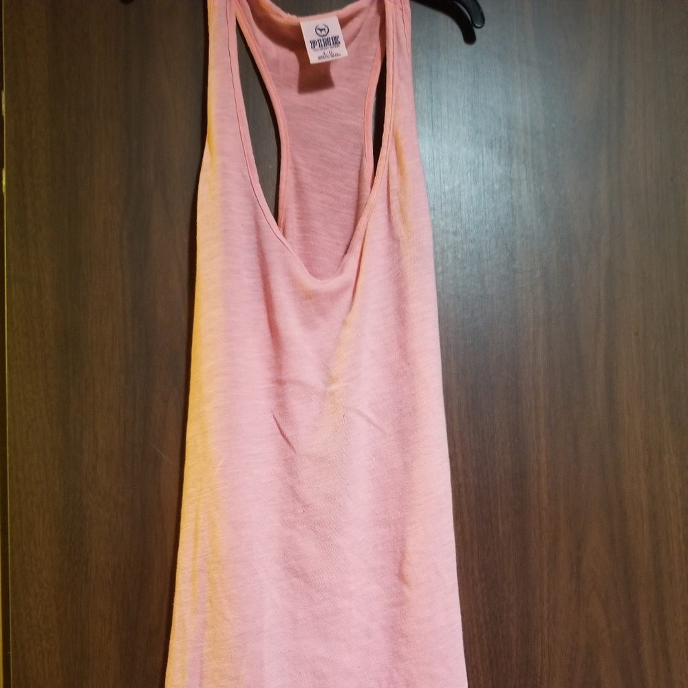 Pink brand tank top size large